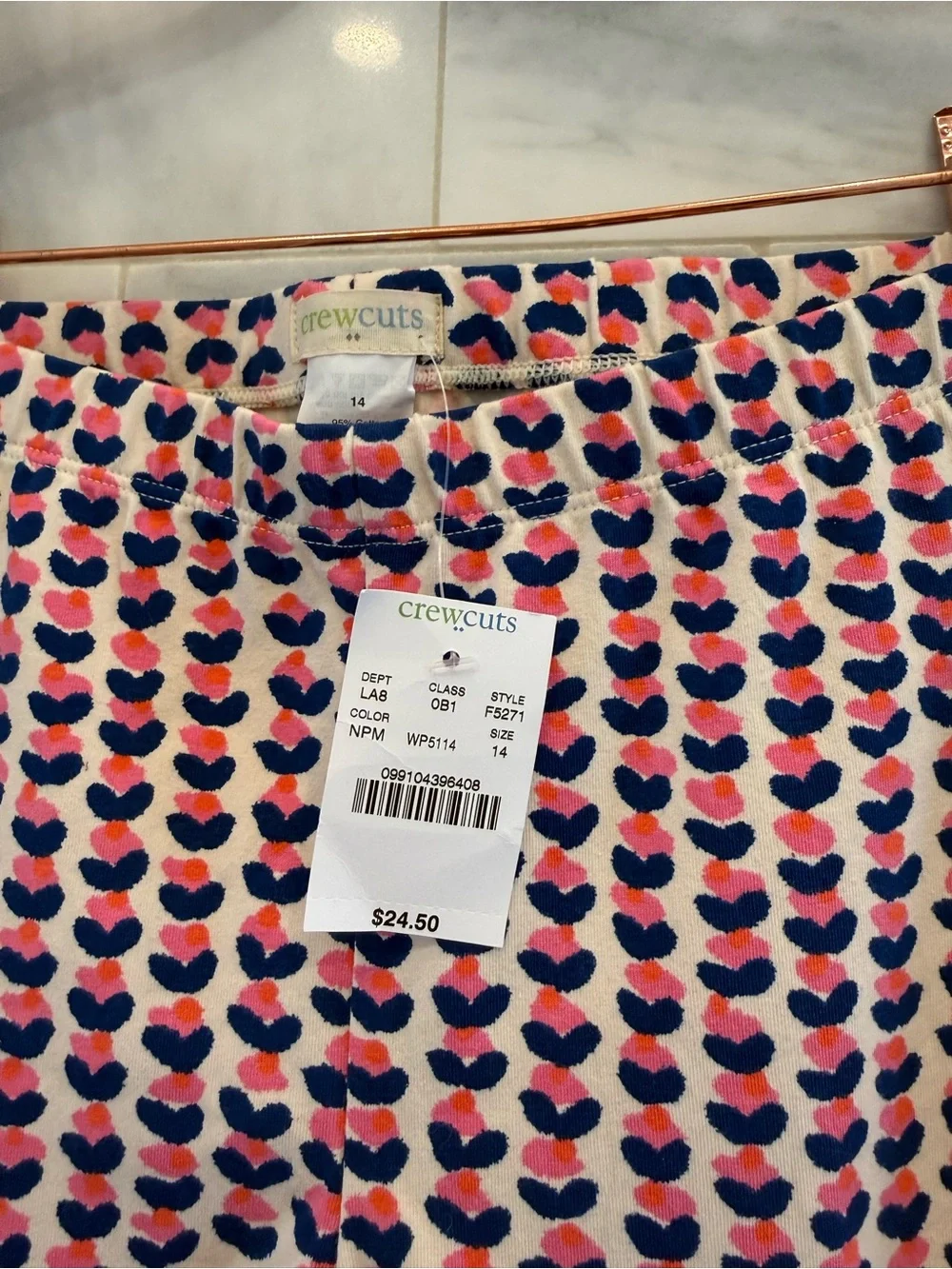 NWT Crewcuts matching set (leggings & skirt)